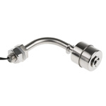 RS PRO Horizontal Stainless Steel Float Switch, Float, 300mm Cable, NO, 250V ac Max, 200V dc Max