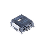 ERNI MiniBridge Series Right Angle Surface Mount PCB Header, 2 Contact(s), 1.27mm Pitch, 1 Row(s), Shrouded