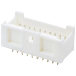 Molex MicroClasp Series Straight Through Hole PCB Header, 20 Contact(s), 2.0mm Pitch, 2 Row(s), Shrouded