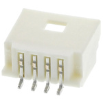 Molex Pico-Clasp Series Right Angle Surface Mount PCB Header, 4 Contact(s), 1.0mm Pitch, 1 Row(s), Shrouded