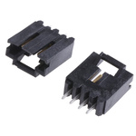 TE Connectivity AMPMODU MTE Series Straight Through Hole PCB Header, 4 Contact(s), 2.54mm Pitch, 1 Row(s), Shrouded