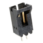 TE Connectivity AMPMODU MTE Series Straight Through Hole PCB Header, 2 Contact(s), 2.54mm Pitch, 1 Row(s), Shrouded