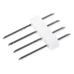 Molex KK 254 Series Straight Through Hole Pin Header, 4 Contact(s), 2.54mm Pitch, 1 Row(s), Unshrouded