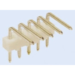 Molex KK 254 Series Right Angle Through Hole Pin Header, 3 Contact(s), 2.54mm Pitch, 1 Row(s), Unshrouded