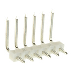 Molex KK 254 Series Right Angle Through Hole Pin Header, 6 Contact(s), 2.54mm Pitch, 1 Row(s), Unshrouded