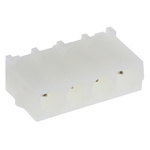 TE Connectivity Universal MATE-N-LOK Series Straight Through Hole PCB Header, 4 Contact(s), 6.35mm Pitch, 1 Row(s),