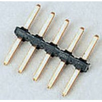 HARWIN M22 Series Straight Through Hole Pin Header, 5 Contact(s), 2.0mm Pitch, 1 Row(s), Unshrouded