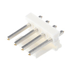 TE Connectivity MTA-156 Series Straight Through Hole Pin Header, 4 Contact(s), 3.96mm Pitch, 1 Row(s), Unshrouded