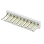 TE Connectivity MTA-156 Series Straight Through Hole Pin Header, 10 Contact(s), 3.96mm Pitch, 1 Row(s), Unshrouded