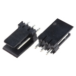 Stelvio Kontek 475 Series Straight Through Hole PCB Header, 3 Contact(s), 2.54mm Pitch, 1 Row(s), Shrouded