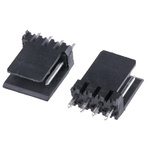 Stelvio Kontek 475 Series Straight Through Hole PCB Header, 4 Contact(s), 2.54mm Pitch, 1 Row(s), Shrouded