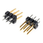 Molex C-Grid III Series Straight Through Hole Pin Header, 6 Contact(s), 2.54mm Pitch, 2 Row(s), Unshrouded