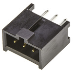 Molex C-Grid III Series Straight Through Hole PCB Header, 3 Contact(s), 2.54mm Pitch, 1 Row(s), Shrouded