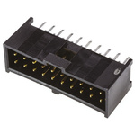 Molex C-Grid III Series Straight Through Hole PCB Header, 20 Contact(s), 2.54mm Pitch, 2 Row(s), Shrouded