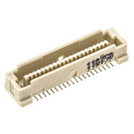 TE Connectivity Free Height Series Straight Surface Mount PCB Header, 40 Contact(s), 0.8mm Pitch, 2 Row(s), Shrouded