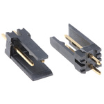 Stelvio Kontek 475 Series Straight Through Hole PCB Header, 2 Contact(s), 2.54mm Pitch, 1 Row(s), Shrouded