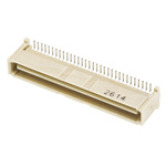Molex PMC Mezzanine Series Straight Surface Mount PCB Header, 64 Contact(s), 1.0mm Pitch, 2 Row(s), Shrouded