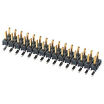 Samtec TMM Series Straight Surface Mount Pin Header, 40 Contact(s), 2.0mm Pitch, 2 Row(s), Unshrouded