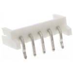 JST EH Series Right Angle Through Hole PCB Header, 5 Contact(s), 2.5mm Pitch, 1 Row(s), Shrouded