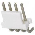 TE Connectivity MTA-156 Series Right Angle Through Hole Pin Header, 4 Contact(s), 3.96mm Pitch, 1 Row(s), Unshrouded