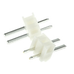 JST NH Series Straight Through Hole Pin Header, 2 Contact(s), 2.5mm Pitch, 1 Row(s), Unshrouded