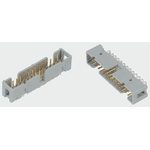 3M 2500 Series Straight Through Hole PCB Header, 20 Contact(s), 2.54mm Pitch, 2 Row(s), Shrouded