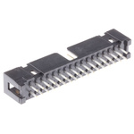 3M 2500 Series Straight Through Hole PCB Header, 34 Contact(s), 2.54mm Pitch, 2 Row(s), Shrouded