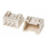 JST XA Series Straight Through Hole PCB Header, 3 Contact(s), 2.5mm Pitch, 1 Row(s), Shrouded