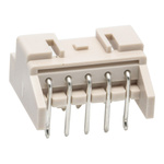 JST XA Series Right Angle Through Hole PCB Header, 5 Contact(s), 2.5mm Pitch, 1 Row(s), Shrouded