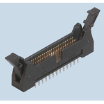 Hirose HIF6 Series Straight Through Hole PCB Header, 40 Contact(s), 1.27mm Pitch, 2 Row(s), Shrouded