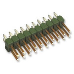 TE Connectivity AMPMODU MOD II Series Straight Through Hole Pin Header, 32 Contact(s), 2.54mm Pitch, 2 Row(s),