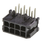 Molex Micro-Fit 3.0 Series Right Angle Through Hole PCB Header, 8 Contact(s), 3.0mm Pitch, 2 Row(s), Shrouded