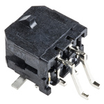 Molex Micro-Fit 3.0 Series Right Angle Surface Mount PCB Header, 4 Contact(s), 3.0mm Pitch, 2 Row(s), Shrouded