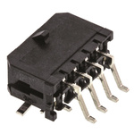 Molex Micro-Fit 3.0 Series Right Angle Surface Mount PCB Header, 8 Contact(s), 3.0mm Pitch, 2 Row(s), Shrouded