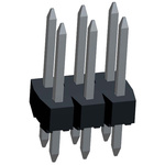 Molex C-Grid III Series Straight Through Hole Pin Header, 6 Contact(s), 2.54mm Pitch, 2 Row(s), Unshrouded