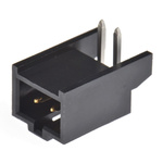 Molex C-Grid III Series Right Angle Through Hole PCB Header, 2 Contact(s), 2.54mm Pitch, 1 Row(s), Shrouded