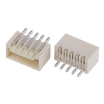 Molex Pico-SPOX Series Right Angle Surface Mount PCB Header, 5 Contact(s), 1.5mm Pitch, 1 Row(s), Shrouded