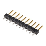 Amphenol Communications Solutions BergStik Series Straight Through Hole Pin Header, 10 Contact(s), 2.54mm Pitch, 1