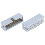ASSMANN WSW AWHW Series Straight Through Hole PCB Header, 16 Contact(s), 2.54mm Pitch, 2 Row(s), Shrouded