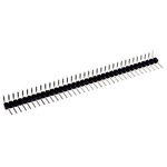 HARWIN M20 Series Right Angle Through Hole Pin Header, 36 Contact(s), 2.54mm Pitch, 1 Row(s), Unshrouded