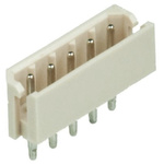 Molex SPOX Series Straight Through Hole PCB Header, 5 Contact(s), 2.5mm Pitch, 1 Row(s), Shrouded