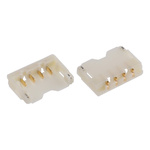 JST ACH Series Right Angle Surface Mount PCB Header, 4 Contact(s), 1.2mm Pitch, 1 Row(s), Shrouded