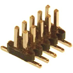 Amphenol Communications Solutions Minitek127 Series Straight Surface Mount Pin Header, 6 Contact(s), 1.27mm Pitch, 2