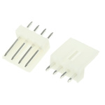 TE Connectivity EI Series Straight Through Hole PCB Header, 4 Contact(s), 2.5mm Pitch, 1 Row(s), Shrouded