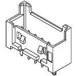 Molex Mini-Lock Series Straight Through Hole PCB Header, 10 Contact(s), 2.5mm Pitch, 1 Row(s), Shrouded