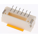 JST GH Series Straight Surface Mount PCB Header, 6 Contact(s), 1.25mm Pitch, Shrouded