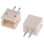 JST ZH Series Top Entry Through Hole PCB Header, 2 Contact(s), 1.5mm Pitch, 1 Row(s), Shrouded