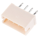 JST ZH Series Top Entry Through Hole PCB Header, 4 Contact(s), 1.5mm Pitch, 1 Row(s), Shrouded