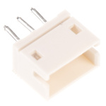JST ZH Series Top Entry Through Hole PCB Header, 3 Contact(s), 1.5mm Pitch, 1 Row(s), Shrouded