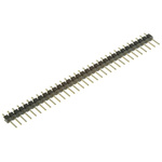 Wurth Elektronik WR-PHD Series Straight Through Hole Pin Header, 32 Contact(s), 2.54mm Pitch, 1 Row(s), Unshrouded